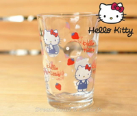 日本 sanrio 三麗鷗 Hello Kitty 草莓玻璃杯 《 凱蒂貓 》 ★ 日本製 ★
