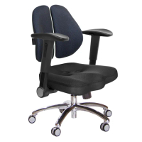【GXG 吉加吉】短背美臀 雙背椅 鋁腳/摺疊滑面扶手(TW-2503 LU1J)