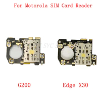 SIM Card Reader Board Connector Flex Cable For Motorola Moto Edge X30 G200 5G Sim Card Reader Flex Repair Parts