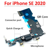 USB Charging Port Board Flex Cable Connector Parts For Iphone SE 2020 Microphone Module