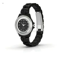 Hip Watch - Jam Tangan Crystal kristal swarovski by Her Jewellery black