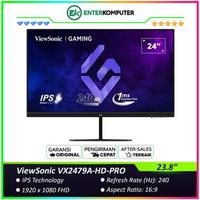 ViewSonic VX2479A-HD-PRO 23.8" FHD IPS 240Hz HDR10 Gaming Monitor