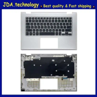 MEIARROW New/org Palmrest top case for Dell Inspiron 13-7000 7347 7348 Upper cover with US Keyboard upper shell,Silver