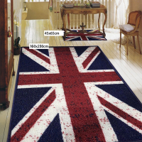 范登伯格 - 奧斯頓 進口地毯+踏墊 - 英國國旗 二入組