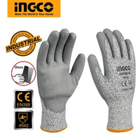 Cut Resistant Safety Gloves Level 5 INGCO HGCG02 Sarung Tangan Anti Potong Sayat EN388