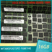 1Pcs MT36KSF2G72PZ-1G6E1HE For MT RAM 16GB 16G 2RX4 PC3L-12800R DDR3L 1600 Server Memory