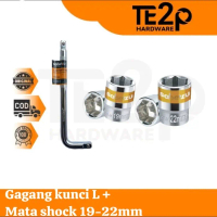 SErba Serbu Kunci CVT Sabetzu Mata Sok 19mm -22mm + Gagang Sok L 1/2 Sok