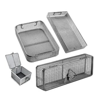 Stainless Steel Woven Wire Mesh Basket with Handle, 304, 316, Custom Made, Hot Selling Manufacturer