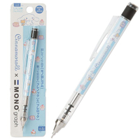 大賀屋 日本製 大耳狗 搖搖筆 自動鉛筆 鉛筆 橡皮擦 筆 好寫 文具 Cinnamoroll 正版 J00017015