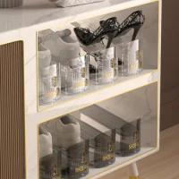 Shoe Stacker Space Saver Stacking Cabinet Storage Shoe Rack Space Saver Freestanding Double Layer Space-Saving Shoe Holder For