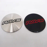 4pcs 65mm For Rays Racing Wheel Center Hub Cap Stickers Badge Emblem Car Styling Accessories