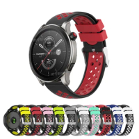 22mm GTR4 Silicone Watch Band For Huami Amazfit GTR 47mm Pace Stratos Bracelet Strap For Amazfit GTR 4 3 2 GTR3 Pro Watchband
