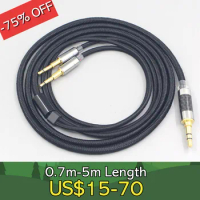 6.5mm XLR 4.4mm Super Soft Headphone Nylon OFC Cable For Oppo PM-1 PM-2 Planar Magnetic 1MORE H1707 Sonus Faber Pryma LN007553