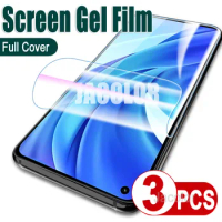 3Pcs Full Cover Hydrogel Film on the For Xiaomi Mi 11 Lite 5G NE Ultra 11T Pro Front Screen Gel Protector Xiomi 11Lite Soft Film