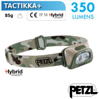 法國 Petzl 新款 TACTIKKA+ 超輕量標準頭燈(350流明)_迷彩