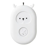 Personal Wearable Air Purifier Necklace Cartoon Mini Portable Usb Air Freshner Ionizer Negative Ion Generator White