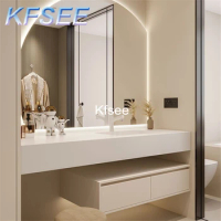 Kfsee 1Pcs A Set 100cm Length Princess Bathroom Cabinet with Mirror