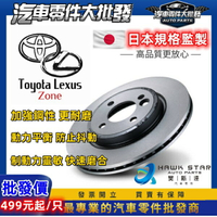 豐田 RAV4 2008-2024年 前+後 剎車盤 剎車碟盤 來令片 剎車盤 副場平盤 單片 0104