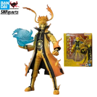 BANDAI S.H.Figuarts Uzumaki Naruto NARUTO kyuubi model Anime Action Figure Collectible Model toy decoration kids gifts In Stock