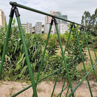 免運 開立發票 快速出貨 庭院豆角架黃瓜架綠植爬藤架戶外花架種菜架子葡萄架鋼管園藝支架