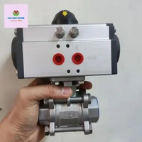 ACTUATOR PNUEMATIC BALL VALVE 1 1/2" inch/ DOUBLE ACTING PNUEMATIC ACTUATOR BALL VALVE 1 1/2" inch/ 
