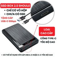 Box SSD Vỏ Ổ Cứng 2.5 Bản Nâng Cấp Cổng USB-C 6Gbps - Hỗ trợ HDD SSD Sata 2.5 - KSS phụ kiện ổ cứng