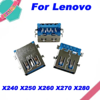 1-10Pcs USB 3.0 Jack Connector For Lenovo X240 X250 X260 X270 X280 HP DELL ACER Asus lenovo Laptop USB Charger Socket