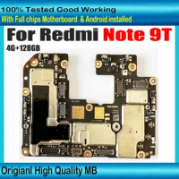 Global Version For redmi note 9t note9t note 9 t Motherboard 128GB Mainboard Full Chips Circuits Card Fee Board Plate