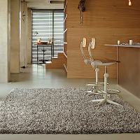 范登伯格 - 鑽石 亮澤長毛地毯 - 米色 (200 x 290cm)