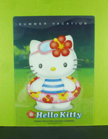 【震撼精品百貨】Hello Kitty 凱蒂貓 墊板 藍泳圈 震撼日式精品百貨