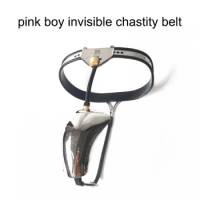 Chastity belt Heidi adult sex toy pink boy series men's red makeup invisible chastity belt