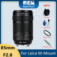 AstrHori 85mm F2.8 Manual Macro Full Frame Manual Portrait Lens for Leica M-Mount Cameras M11 M10R M10 M240 M10P M10D MP ME M246