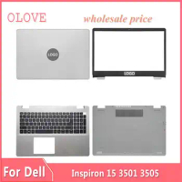 New For Dell Inspiron 15 3501 3505 Laptop LCD Back Cover Front Bezel Upper Palmrest Bottom Base Case Keyboard Hinges