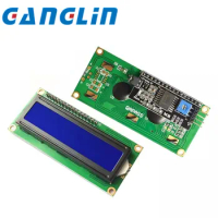 2pc Módulo LCD LCD1602 para Arduino, pantalla verde azul/amarilla de 16x2caracteres, PCF8574T PCF8574 IIC I2C, interfaz 5V, 1602