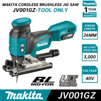 MAKITA JV001GZ Cordless Jig Saw 40V MAX Scroll Saw Variable Speed Scroll Jigsaw Multi-Function Power Tool For Makita JV001