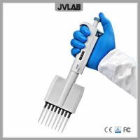 Multi-channel Pipette Ejector 121(C) Autoclavable Adjustable Volume Pipette Eight/Twelve-channel Micropipettor Pipet 0.5~300ul