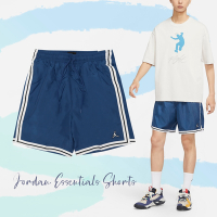 Nike 短褲 Jordan Essentials Shorts 男款 深藍 休閒 抽繩 彈性 基本款 褲子 DQ7355-493