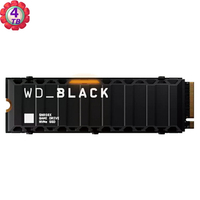 WD_BLACK SN850X 4TB 配散熱片 M.2 NVMe PCIe Gen4 7400MB/s SSD -公司貨