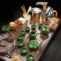 Gaiwan Chinese Tea Set Accessories Mugs Kettle Infuser Vintage Travel Tea Set Luxury Ceremony Porcelanato Tableware Set