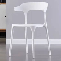 JF-Kursi makan dengan sandaran tangan Kursi Cafe Kursi Minimalis , Meja makan dan kursi CY-501WHTIE