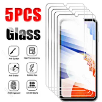 5PCS Tempered Glass for Samsung Galaxy A14 5G 4G 6.6" Protective Transparent Screen Protector Film for Samsung A146 A145 A 14