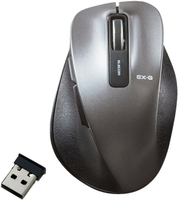 [5東京直購] Elecom M-XGM10DBBK 滑鼠 M尺寸 5鍵 (搭載返回前進按鈕) 藍 LED 金屬灰