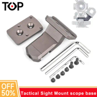 Airsoft Offset Optic Mount For T-2 RMR By 45 Degrees Can Install Multiple Types Of Dot Sights HS24-0239 Tactical Accessories