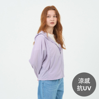 GIORDANO 女裝抗UV涼感連帽外套 G-Motion Tennis系列 - 34 藤花紫