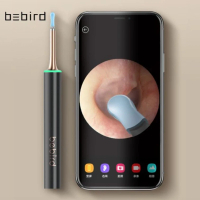 【原裝行貨】Bebird -  T15 智能可視采耳棒 (耳挖 / 微型機械臂) 黑色