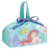 真愛日本 迪士尼 小美人魚 艾莉兒 海底世界 日本製 束口便當提袋 便當袋 束口提袋 手提袋 收納袋 餐袋