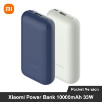 Xiaomi Power Bank 10000mAh PB1022ZM 33W Pocket Version Pro Mini Powerbank 10000 External Battery Poverbank for Nintendo Switch