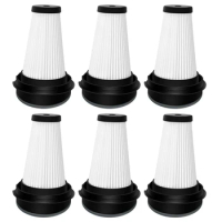 6PCS Washable Filter For Rowenta ZR005202 RH72 X-Pert Easy 160 For Tefal TY723 For Moulinex Vacuum Cleaner Replacement