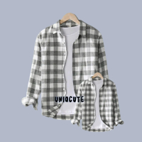 Kemeja Set Couple keluarga Dengan Anak Baju Atasan Kemeja Ayah Ibu Bunda Adik Kakak Blus Shirts Leng