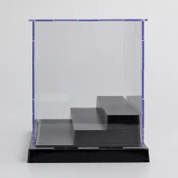 Showcase Acrylic Display Box Fine Workmanship Useful Assemble Countertop Display Showcase for Action Figures